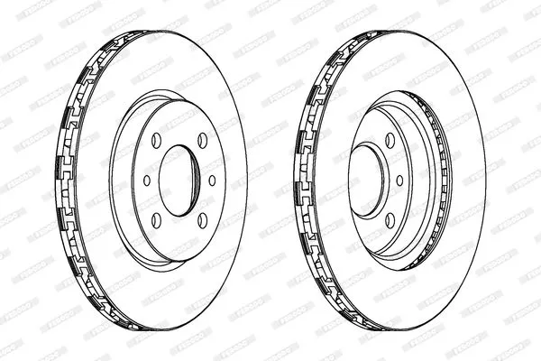 FERODO DDF762C Тормозные диски