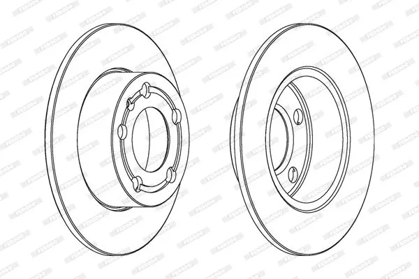 FERODO DDF929 Тормозные диски