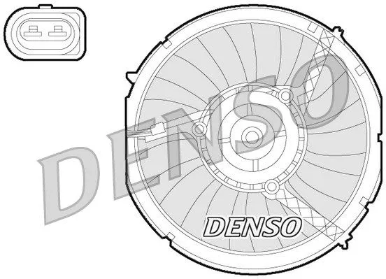 DENSO DER02003 Электродвигатель вентилятора