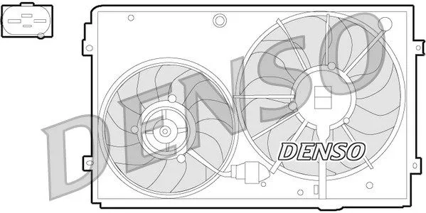 DENSO DER32011 Вентилятор системи охолодження двигуна