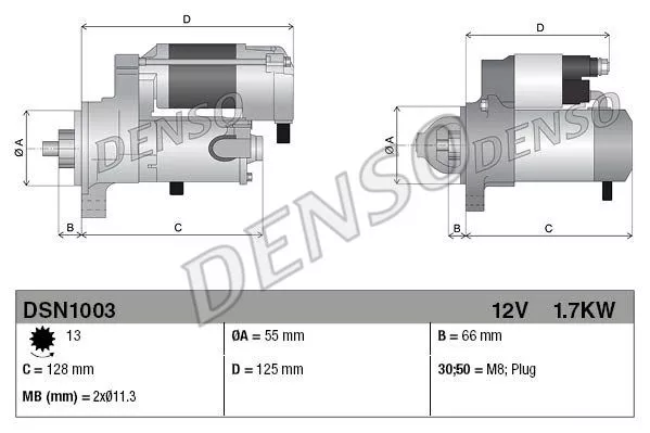Denso DSN1003 Стартер