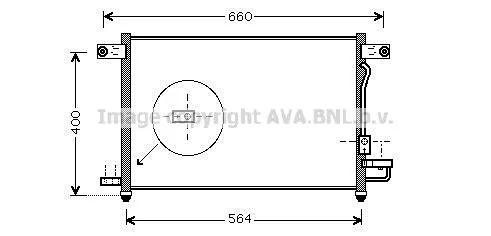 AVA QUALITY COOLING DW5061D Радіатор кондиціонера