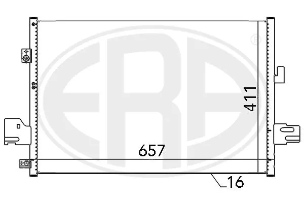 Era 667114 Радиатор кондиционера
