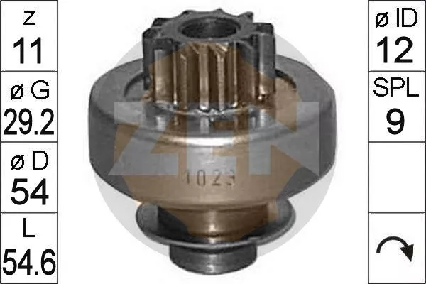 Era ZN1023 Бендикс стартера