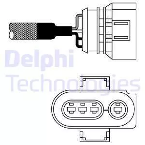 Delphi ES10403-12B1 Лямбда-зонд