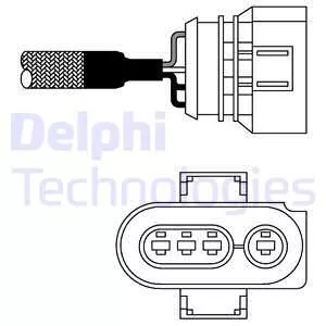 Delphi ES1097912B1 Лямбда-зонд