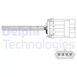 Delphi ES11052-12B1 Лямбда-зонд