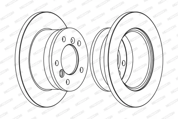 FERODO FCR229A Тормозные диски