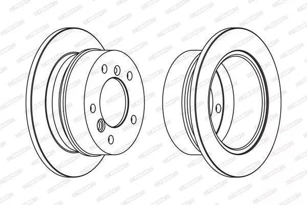 FERODO FCR230A Тормозные диски