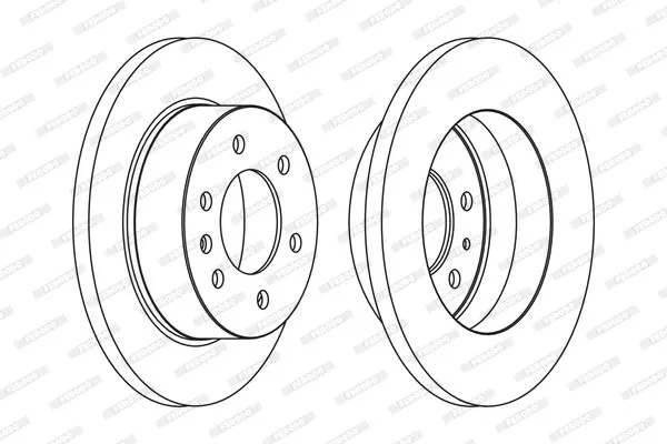 FERODO FCR311A Тормозные диски