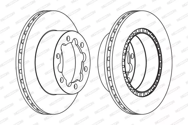 FERODO FCR312A Тормозные диски