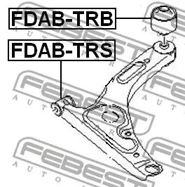 Febest FDAB-TRS Сайлентблок рычага