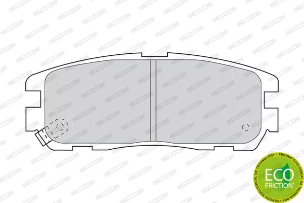 FERODO FDB1017 Тормозные колодки
