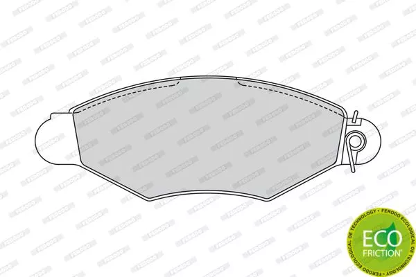 FERODO FDB1135 Тормозные колодки