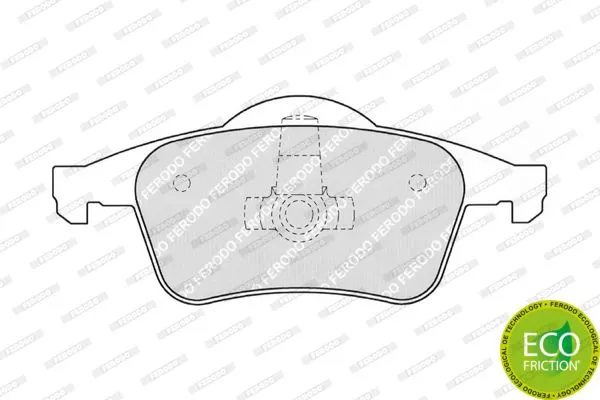 FERODO FDB1383 Тормозные колодки