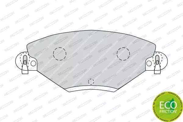 FERODO FDB1411 Тормозные колодки