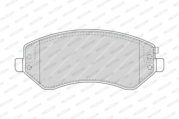 FERODO FDB1576 Тормозные колодки