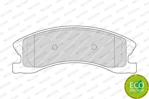 FERODO FDB1659 Гальмівні колодки