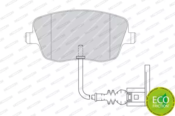 FERODO FDB1662 Тормозные колодки