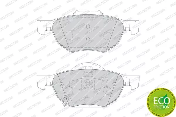 FERODO FDB1704 Тормозные колодки