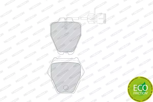 FERODO FDB1710 Гальмівні колодки