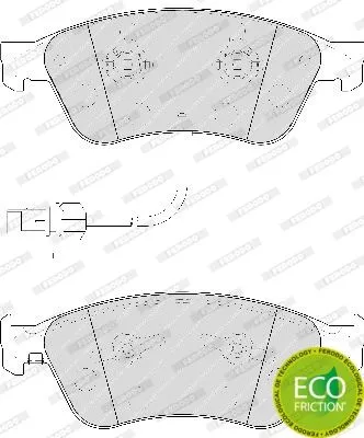 FERODO FDB1832 Тормозные колодки