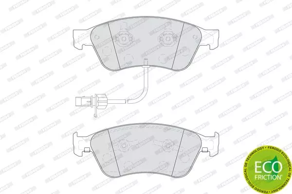 FERODO FDB1832 Тормозные колодки