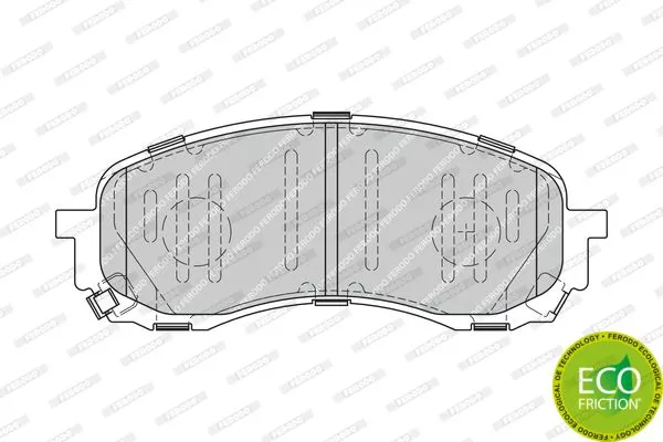 FERODO FDB1863 Тормозные колодки