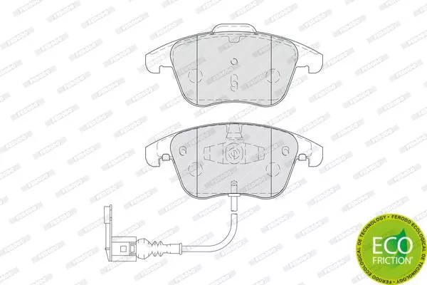 FERODO FDB4057 Тормозные колодки