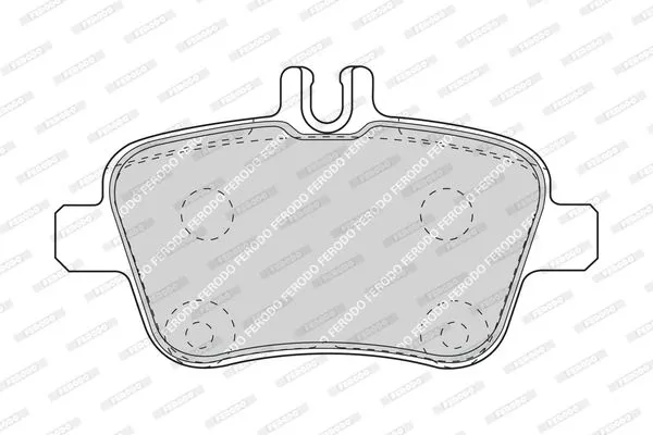 FERODO FDB4163 Тормозные колодки