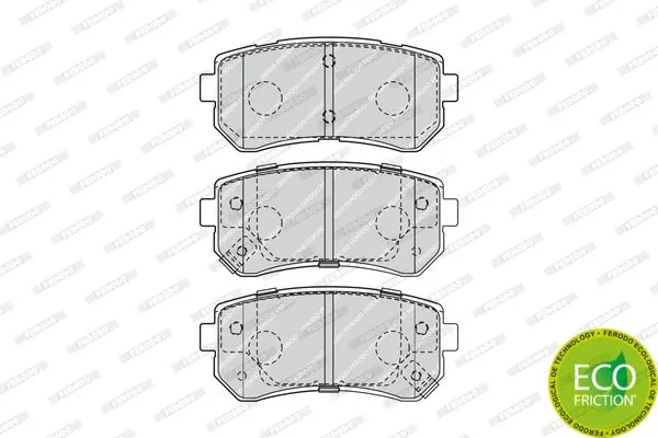 FERODO FDB4408 Гальмівні колодки