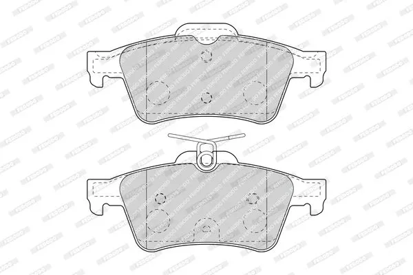 FERODO FDB4935 Гальмівні колодки