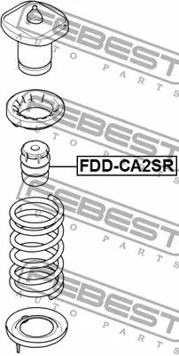 Febest FDD-CA2SR Отбойник амортизатора