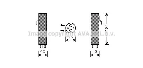 AVA QUALITY COOLING FD D584 Осушитель кондиционера