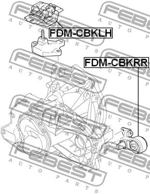 Febest FDM-CBKLH Подушка двигуна