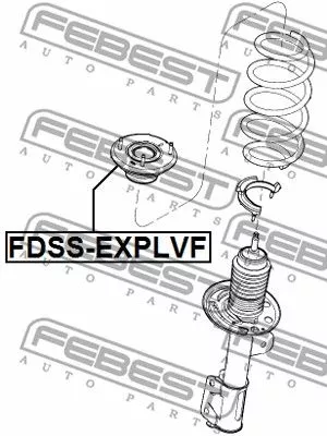 Febest FDSS-EXPLVF Опора амортизатора