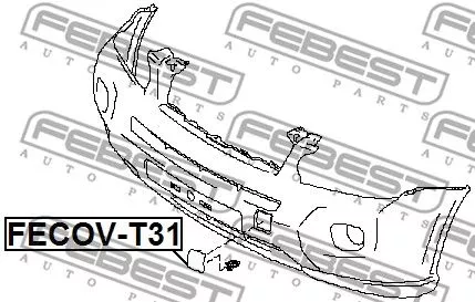 Febest FECOV-T31 Бампер