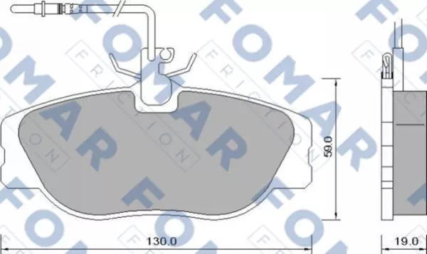 FOMAR Friction FO 629081 Тормозные колодки