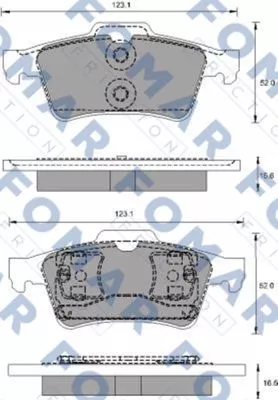 FOMAR Friction FO 686781 Тормозные колодки