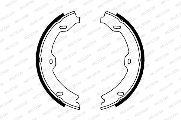 FERODO FSB4000 Колодки ручника