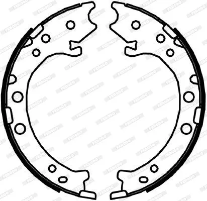 FERODO FSB4044 Колодки ручника