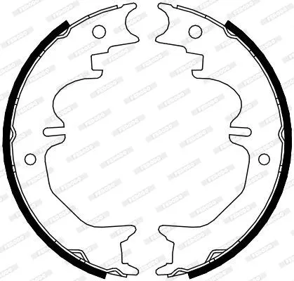 FERODO FSB4120 Колодки ручника