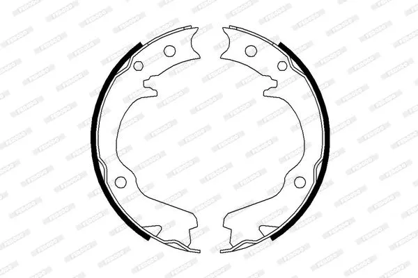 FERODO FSB673 Колодки ручника