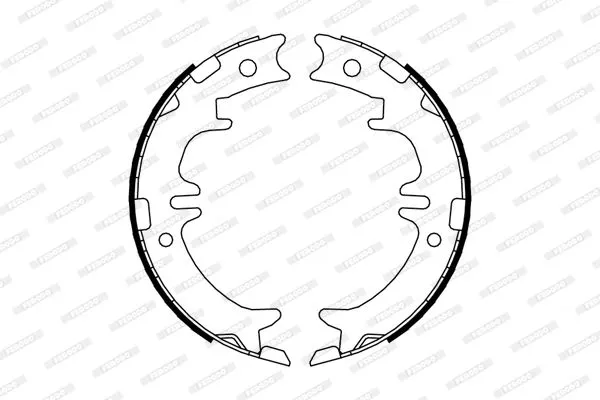 FERODO FSB674 Колодки ручника