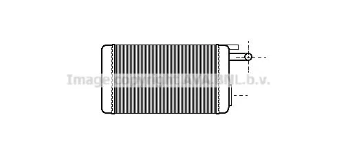 AVA QUALITY COOLING FTA 6106 Радіатор печі