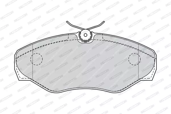 FERODO FVR1515 Тормозные колодки