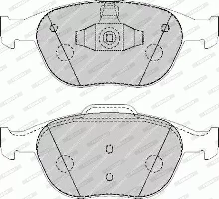 FERODO FVR1568 Тормозные колодки