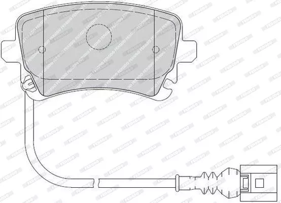 FERODO FVR1644 Тормозные колодки
