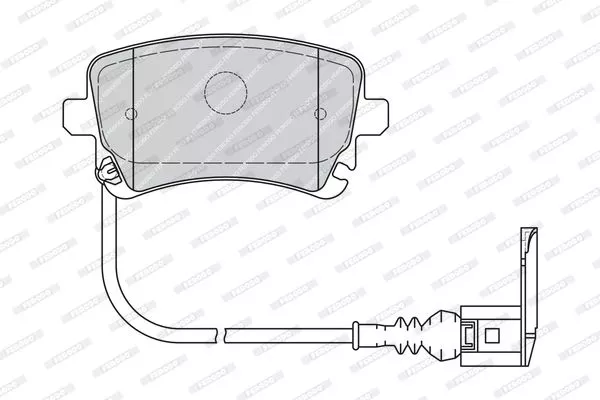 FERODO FVR1644 Тормозные колодки
