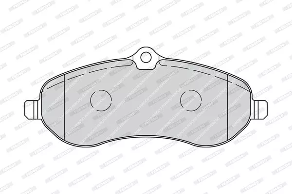 FERODO FVR1771 Тормозные колодки